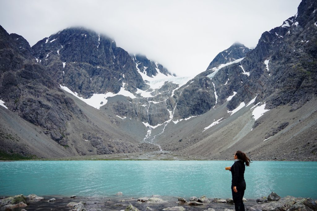 Blåvatnet Troms Lyngen Alps