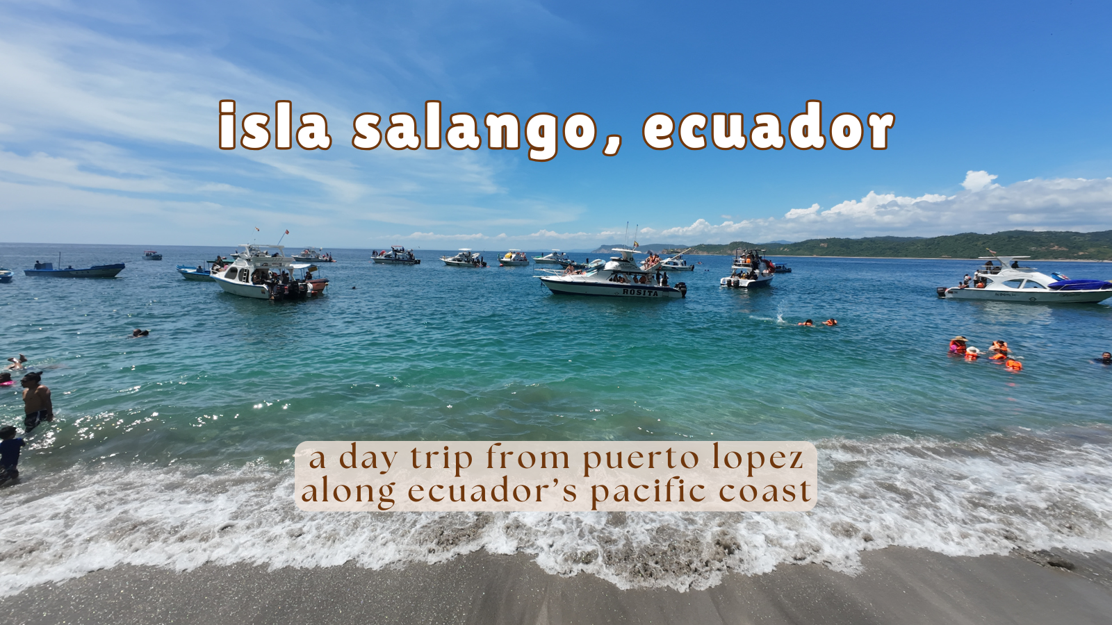 Exploring Isla Salango, Ecuador near Puerto López